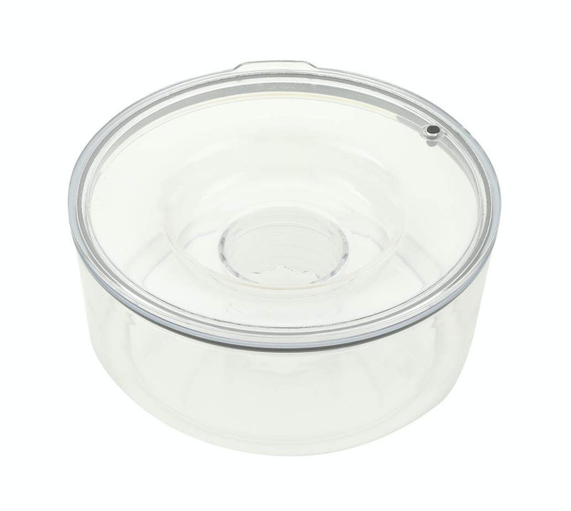 Slopper Stopper Dripless Water Bowl - Tritan Plastic Bowl Unit - for Large Breed Dogs 51-85 Lbs, 9.84â€ Dia, 1 Gallon Capacity - Image 1